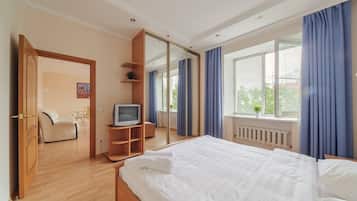 公寓客房, 露台, 城市景 | 2 間睡房、熨斗/熨衫板、免費 Wi-Fi