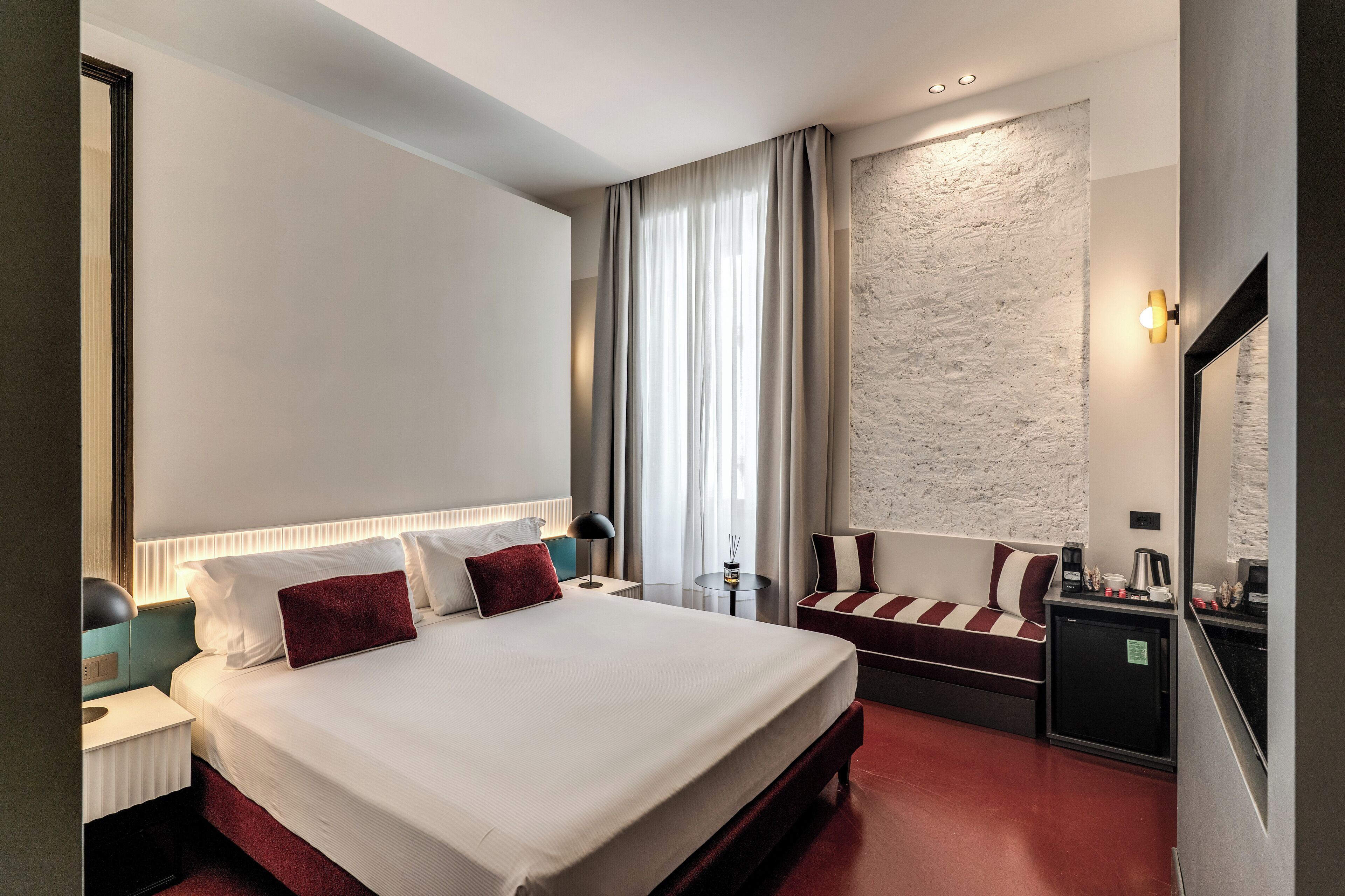 Egyptian cotton sheets, premium bedding, down duvets, memory-foam beds