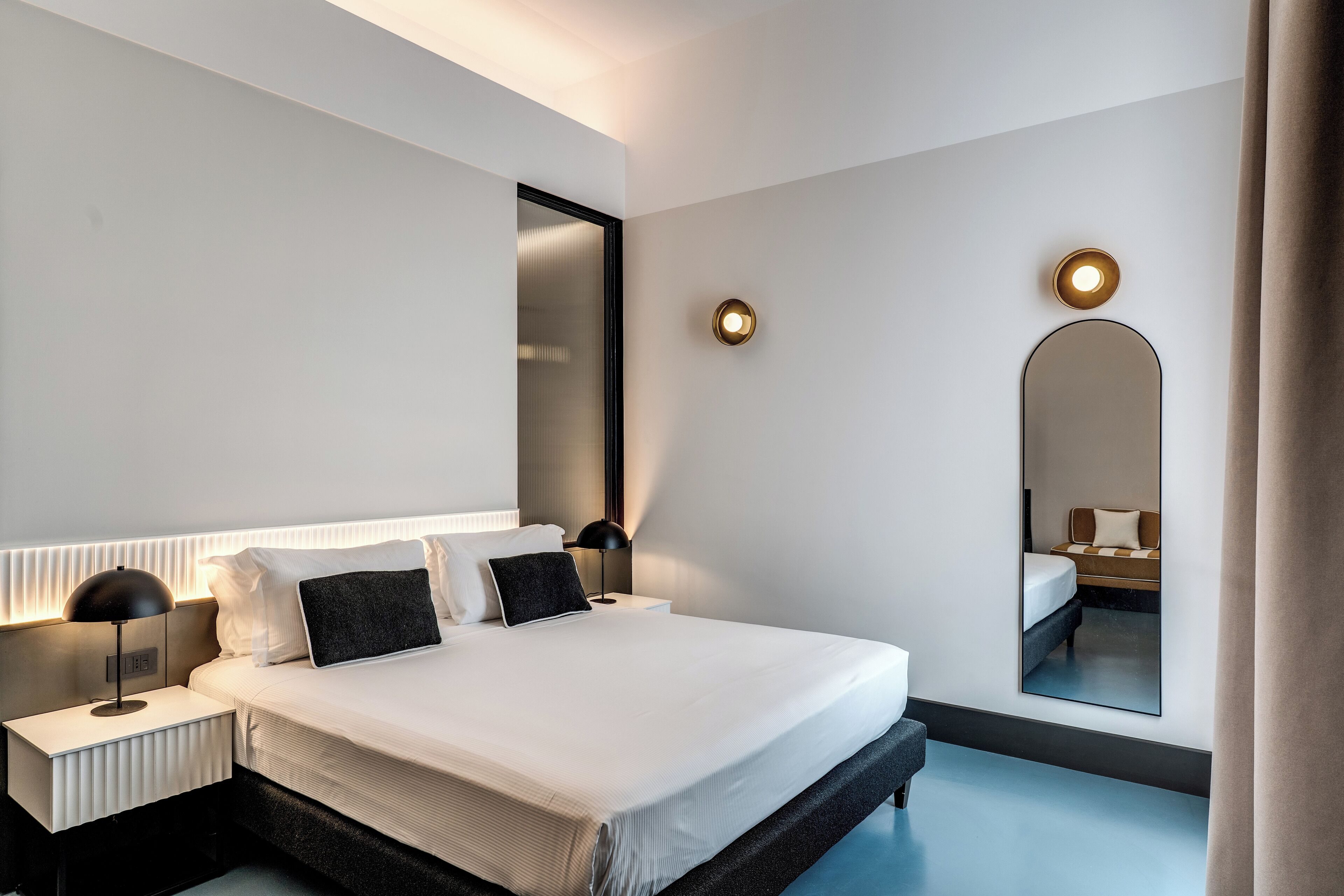 Egyptian cotton sheets, premium bedding, down duvets, memory-foam beds