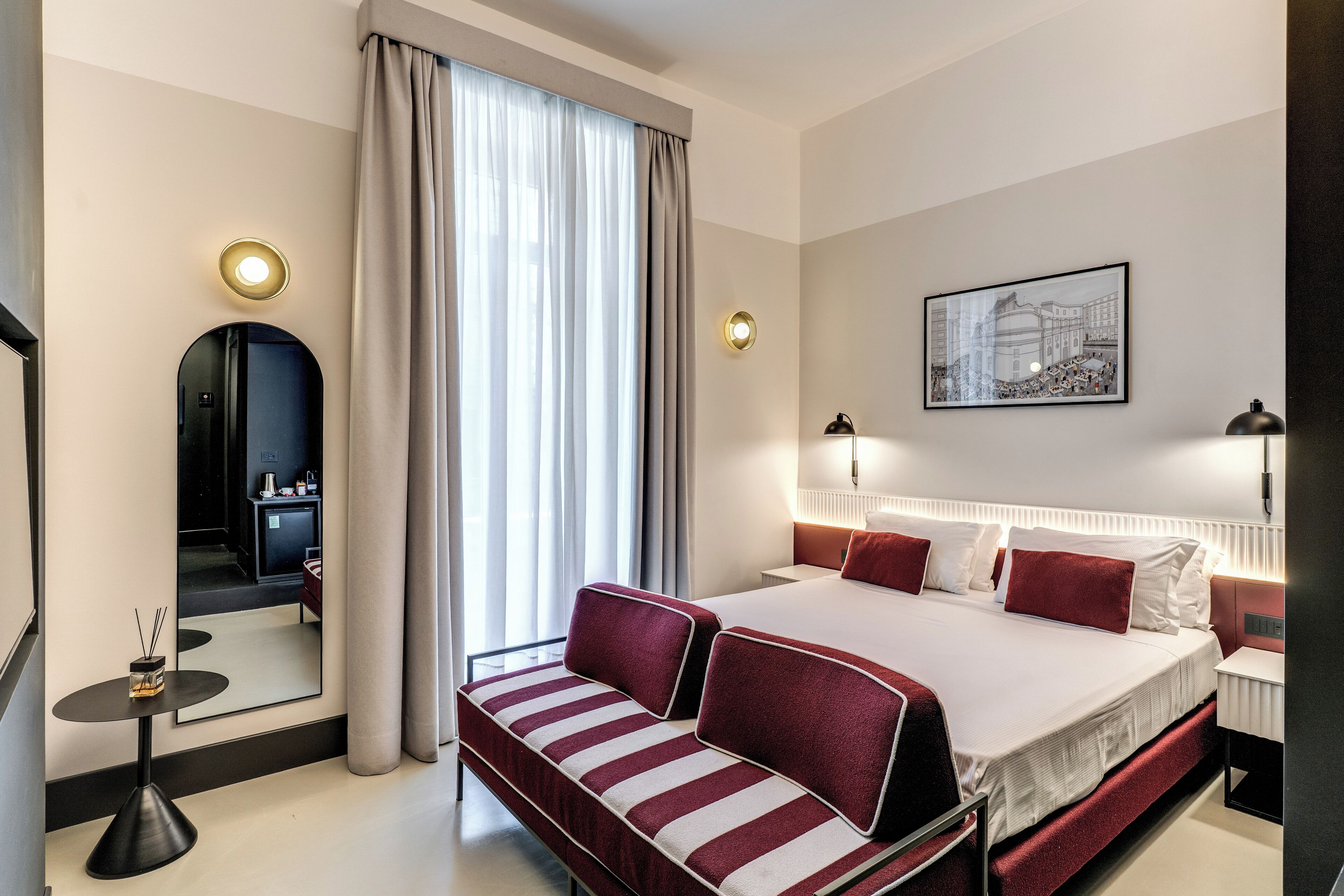 Egyptian cotton sheets, premium bedding, down duvets, memory-foam beds