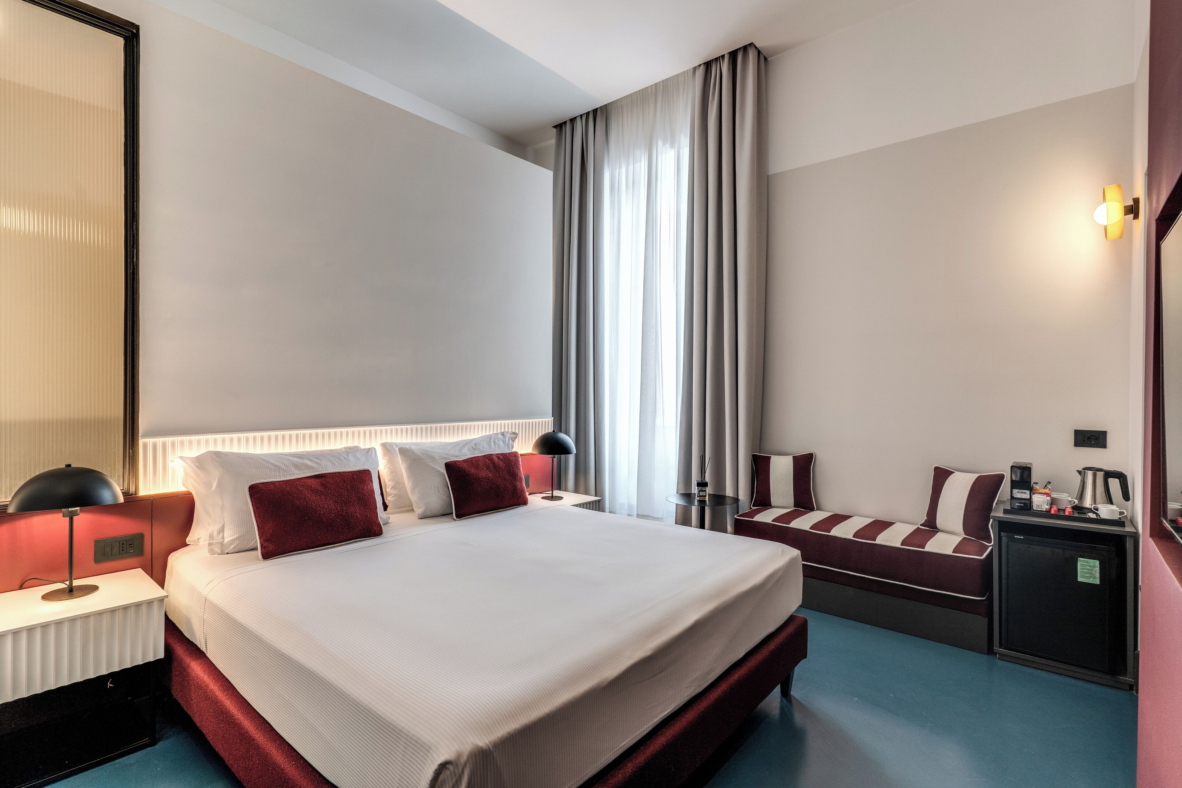 Egyptian cotton sheets, premium bedding, down duvets, memory-foam beds