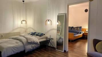 2 chambres, fer et planche Ă repasser, accĂšs Internet, draps fournis