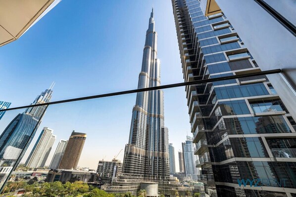 Blick von der Unterkunft