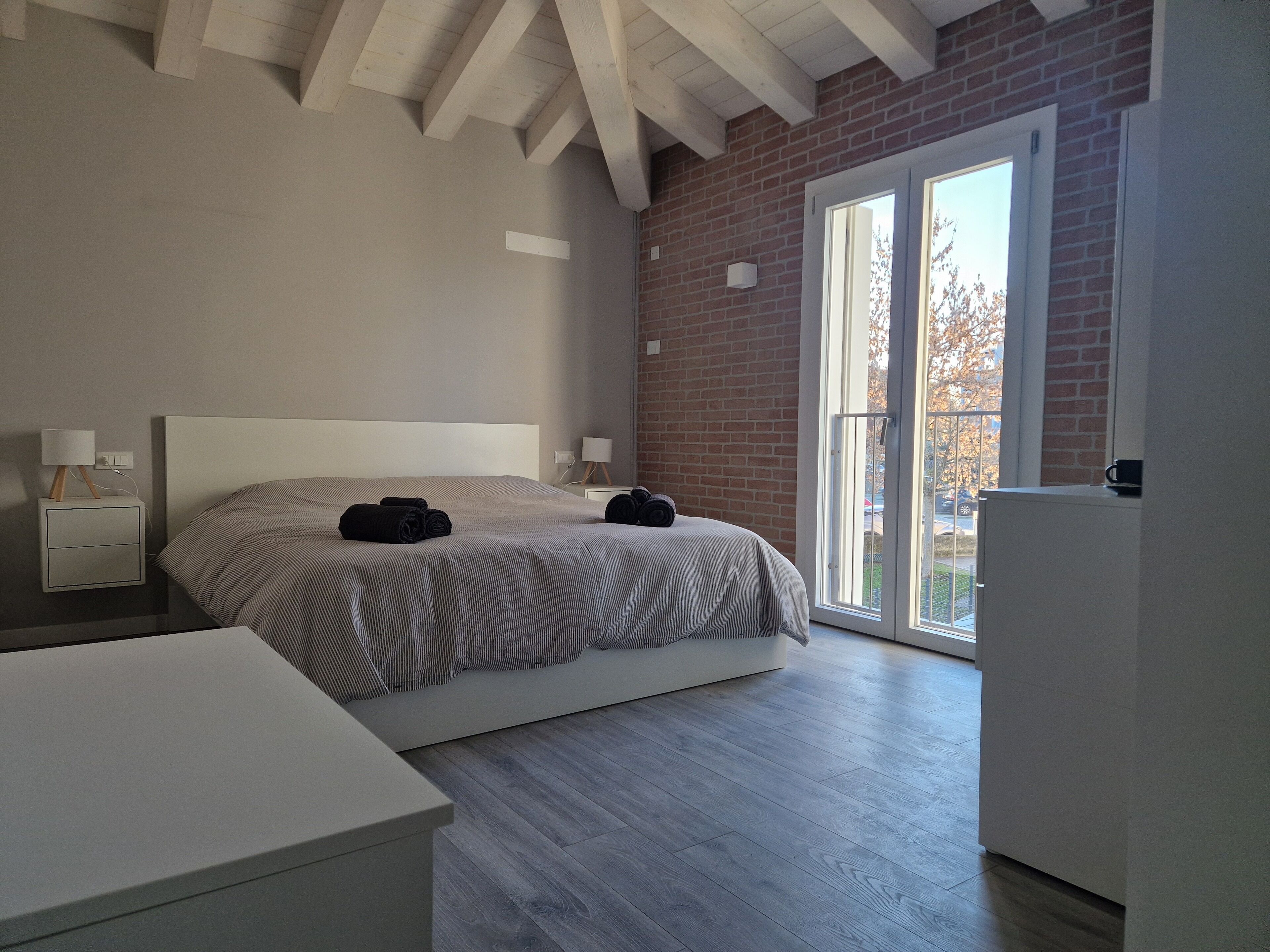 Deluxe tweepersoonskamer, 1 queensize bed | Luxe beddengoed, donzen dekbedden, bedden met traagschuimmatras