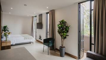 Senior Double Room | Down comforters, in-room safe, individually decorated