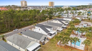 Aerial view - Beach House - Paradise Palace by PHG (Panama City Beach)
