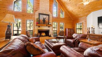 TV connectée, cheminée, jeux vidéo, espaces bureaux