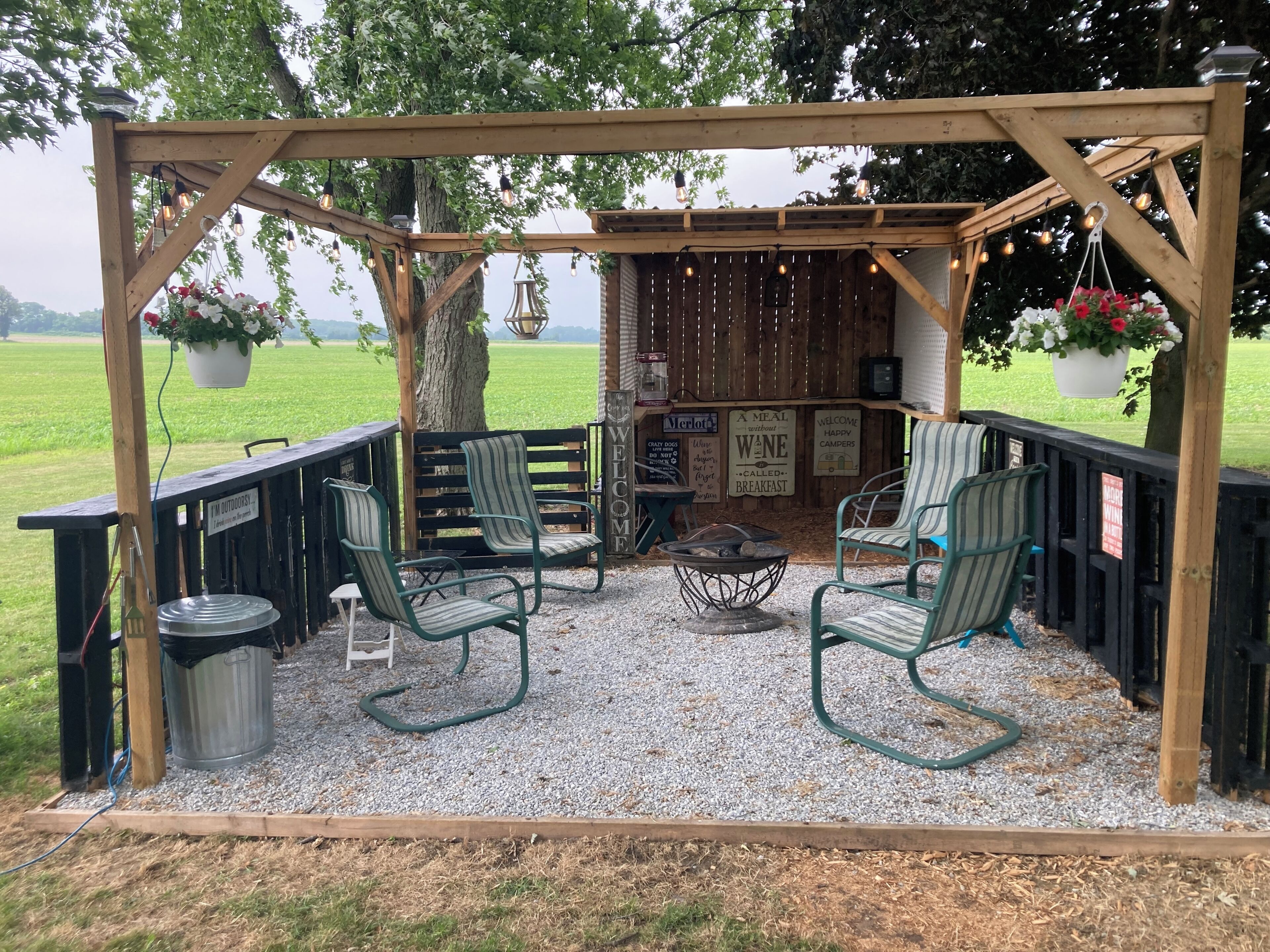 Enceinte de l’hébergement