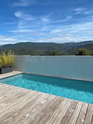 Pool - 🌿 Villa with swimming pool and panoramic view Auriol Near Cassis, Marseille and Aix (Auriol)