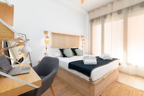 1 soverom, skrivebord, strykejern/-brett og wi-fi (inkludert)