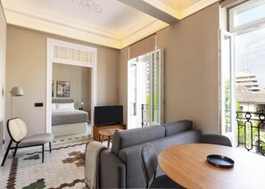 One-Bedroom Apartment with sofa bed | Zona de estar