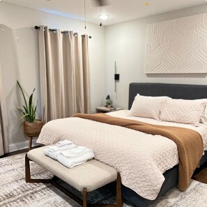 3 bedrooms, iron/ironing board, WiFi, bed sheets