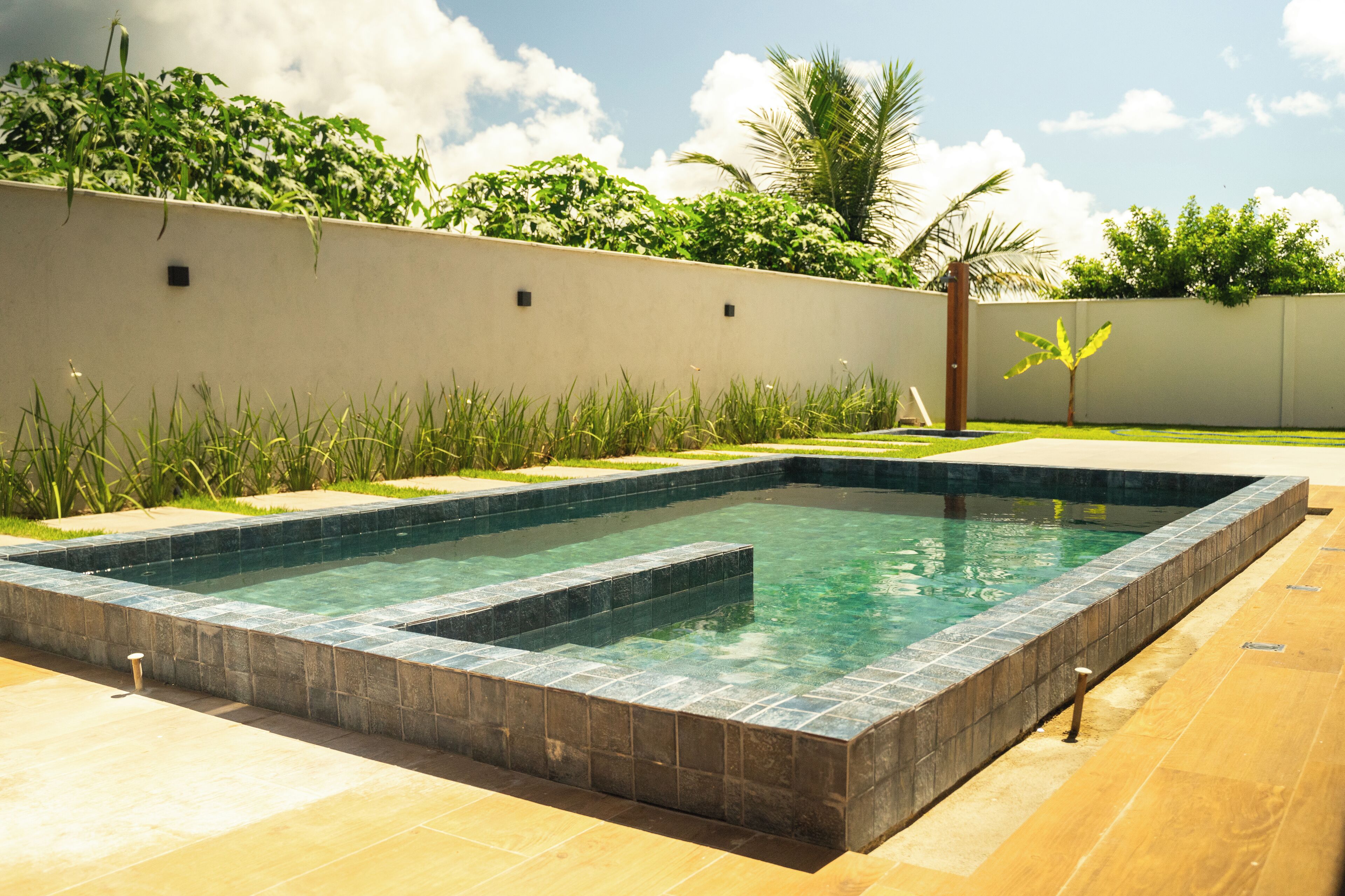 Indoor pool, outdoor pool