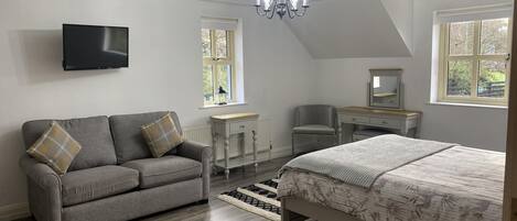 Blackout curtains, soundproofing, iron/ironing board, free WiFi