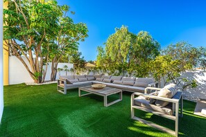 Terrace/patio - BEAUTIFUL DETACHED HOUSE IN PUNTA RASCA IN THE HEART OF PALM MAR (Palm-Mar)