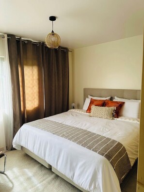 1 bedroom, iron/ironing board, travel crib, free WiFi