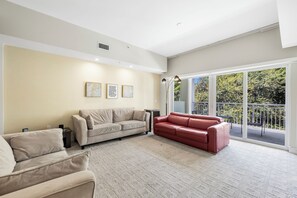Villa, Balcony | Living area | 50-inch plasma TV with cable channels - Exclusive Doral Stay W Luxury Amenities (Miami)