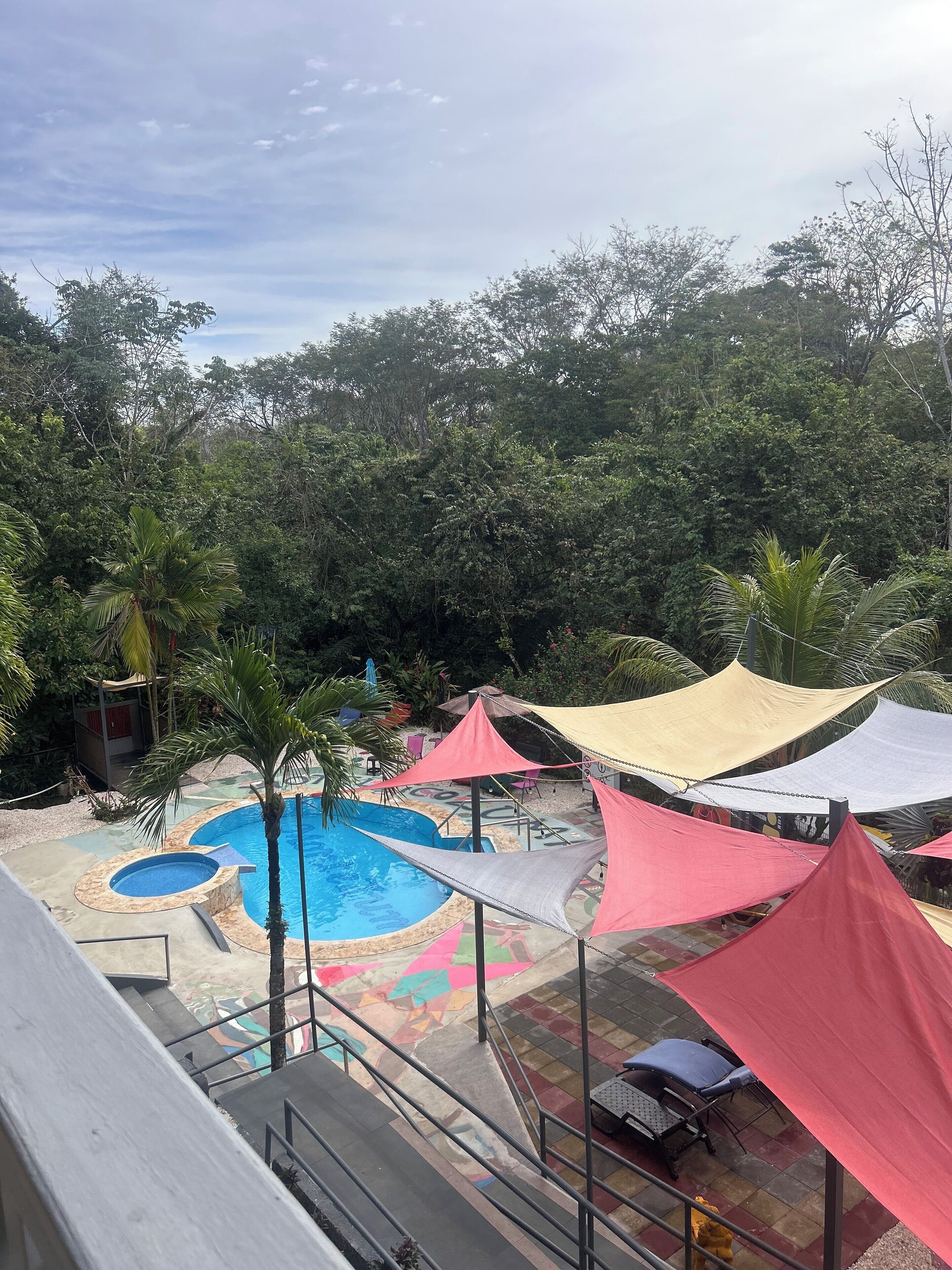 Outdoor pool, open 8:00 AM to 9:00 PM, pool umbrellas, pool loungers