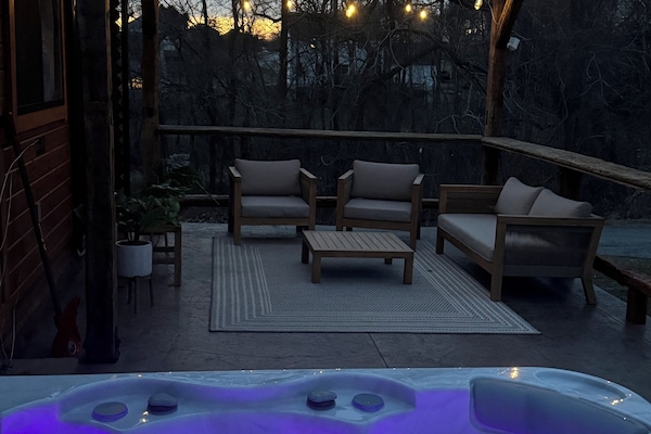 Bain à remous extérieur