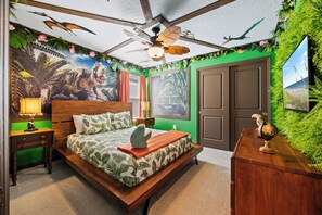 9 habitaciones, tabla de planchar con plancha y cuna de viaje 