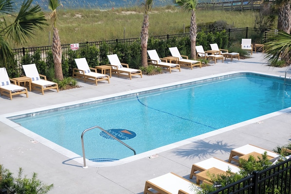 Seasonal outdoor pool