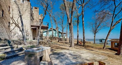 Magical Castle Retreat with lake access, private boat launch, sleeps up to 18!
