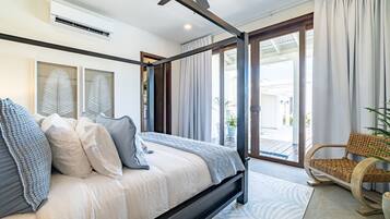 4 slaapkamers, een strijkplank/strijkijzer, gratis wifi, beddengoed