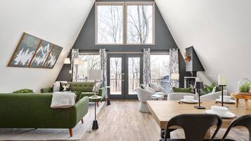 TV connectée, cheminée