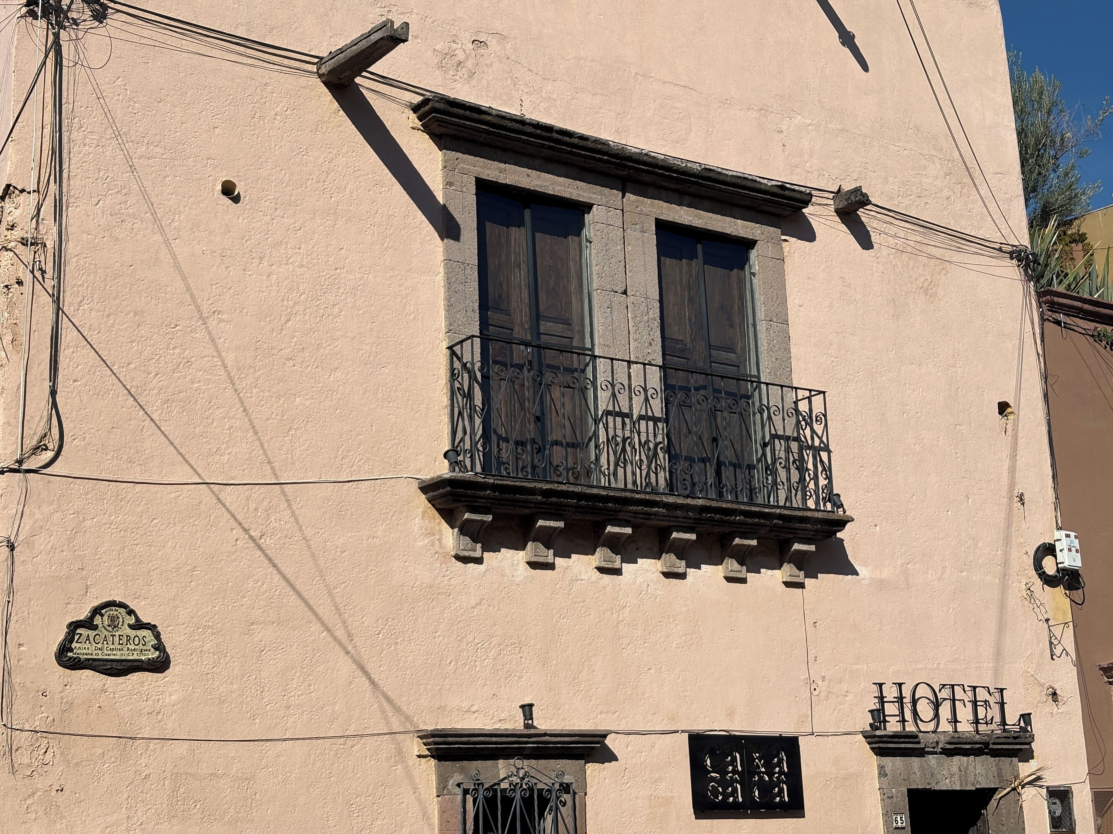 Overnatningsstedets facade