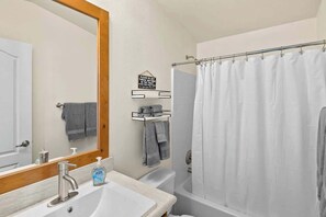 Een douche, een haardroger