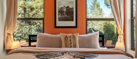 4 bedrooms, iron/ironing board, travel cot, WiFi