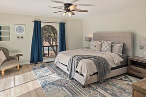 4 chambres, lit de bébé portatif, Wi-Fi, literie fournie