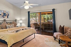3 habitaciones, tabla de planchar con plancha, cuna de viaje y wifi
