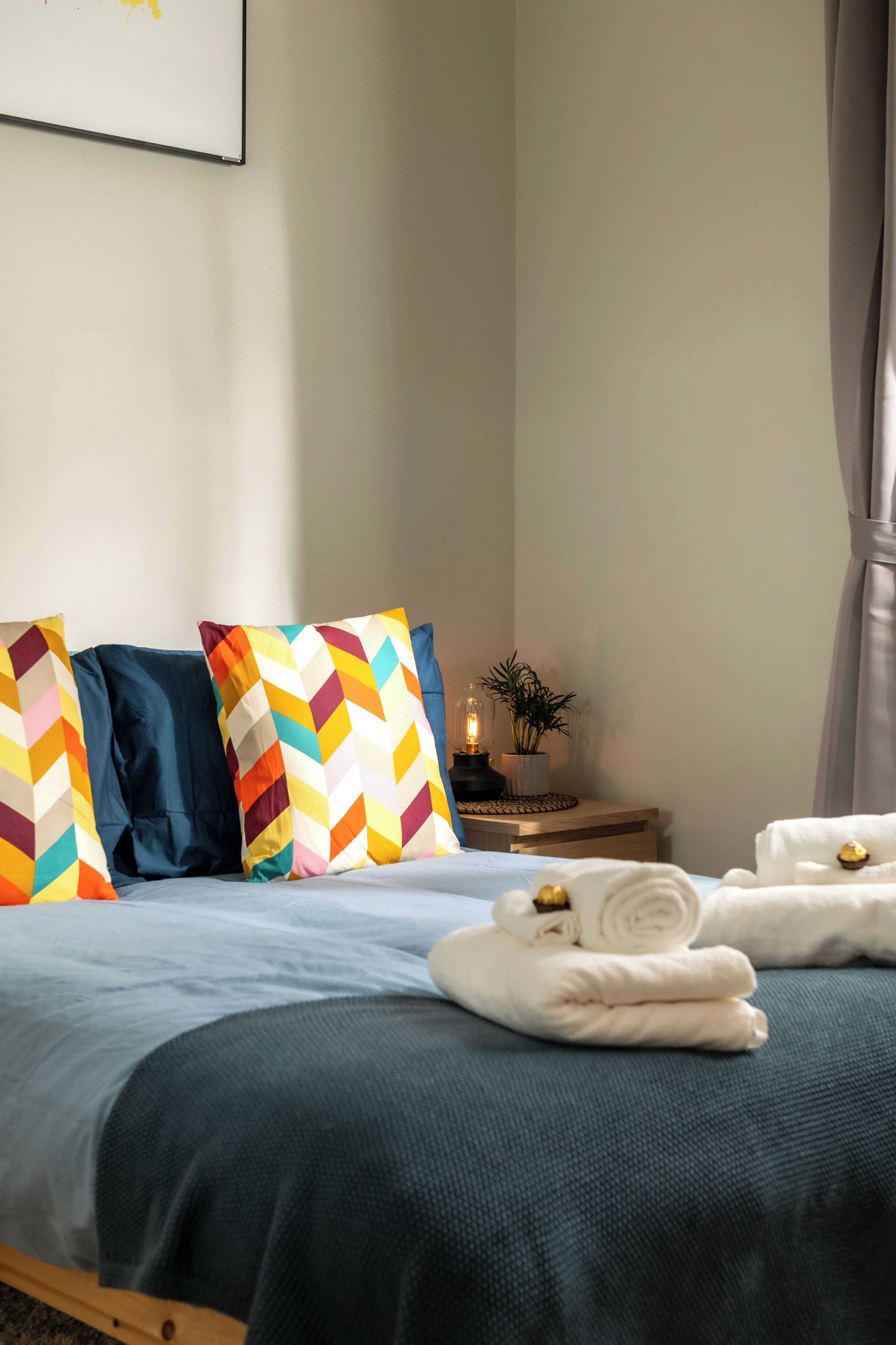 1 soverom, strykejern/-brett, reiseseng for barn og wi-fi (inkludert)