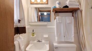 Asciugamani, sapone, shampoo, carta igienica