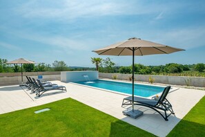 Pool - Villa Rhea – Luxurious Retreat with Stunning Views & Private Pool! (Marcana)