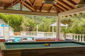 Una piscina climatizada