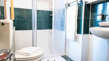 Hair dryer, towels