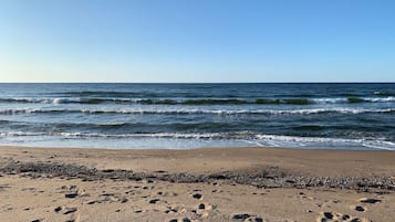 Vlak bij het strand