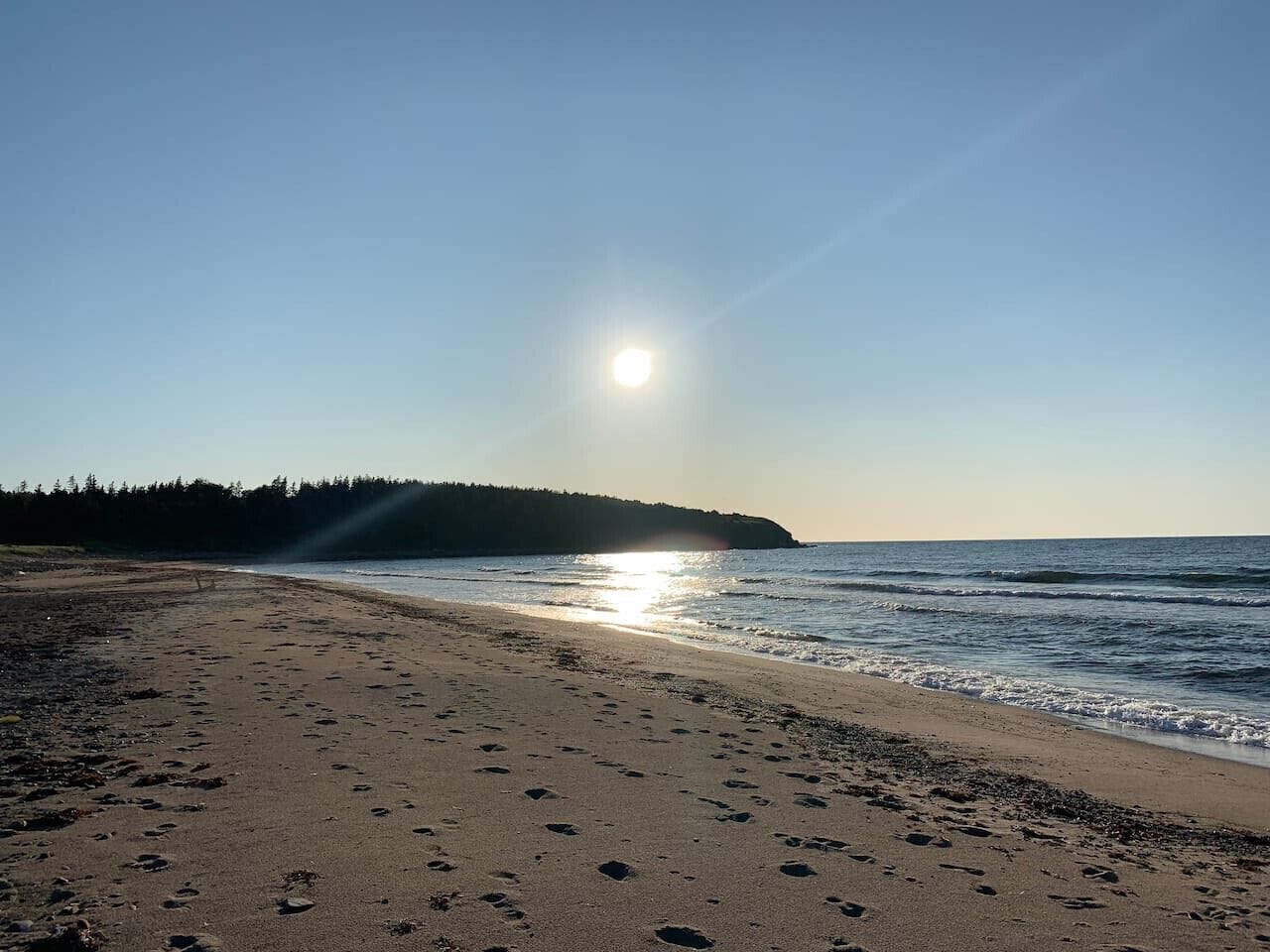 Vlak bij het strand