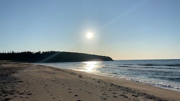 Vlak bij het strand