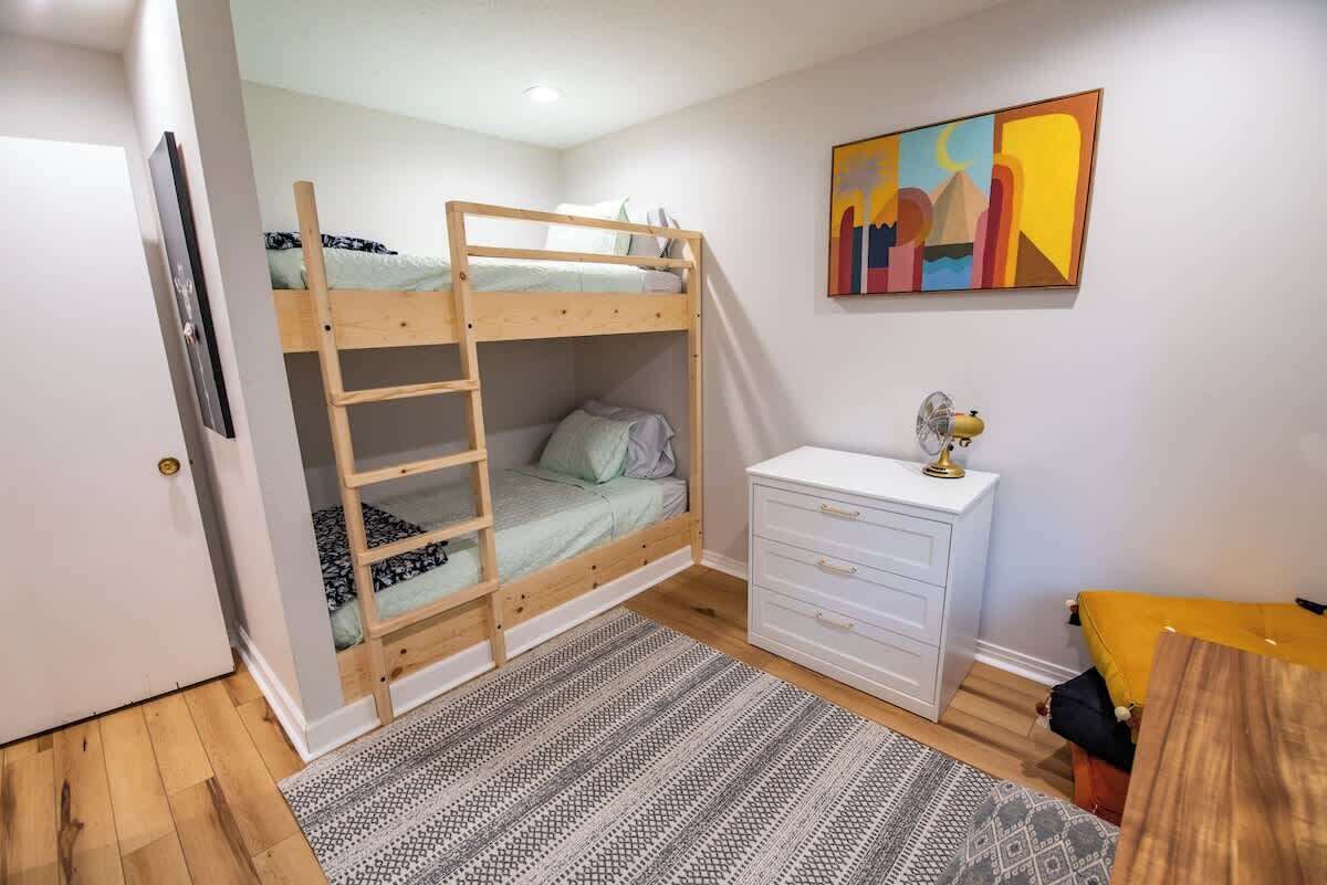 3 bedrooms, iron/ironing board, travel cot, WiFi