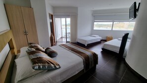 Family Room | Individually decorated, blackout curtains, free WiFi, bed sheets