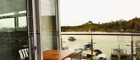 Japanese-style Room, 1 Double Bed, Lake View | Balcony view