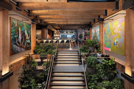 Interior entrance
