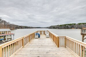 Property grounds - Deck & Lake Gaston Access: Dog-Friendly Getaway (Bracey)