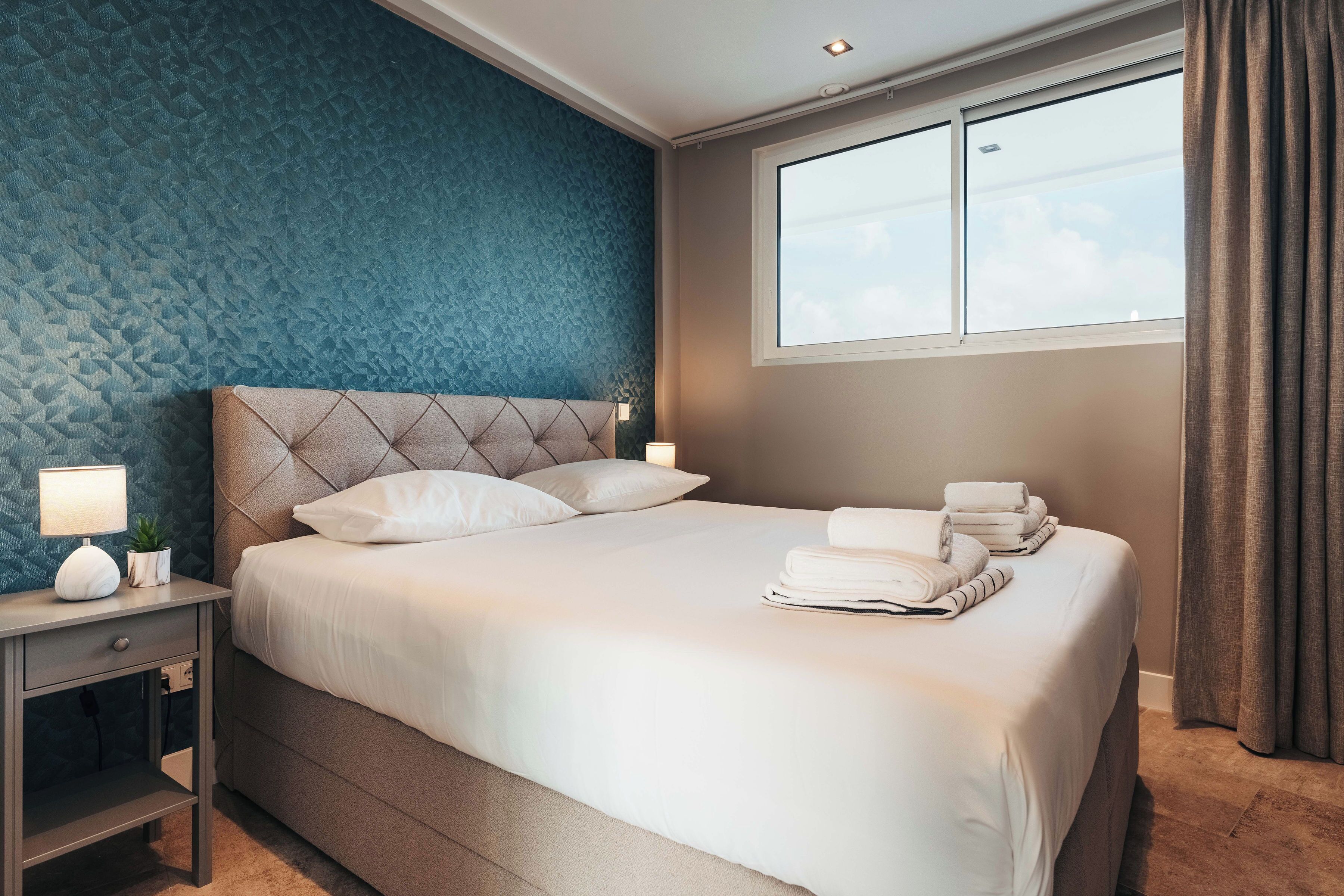 Luksusleilighet, 2 soverom | Strykejern/-brett, wi-fi (inkludert) og sengetøy