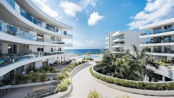 Lyxlägenhet - 2 sovrum | Balkongutsikt