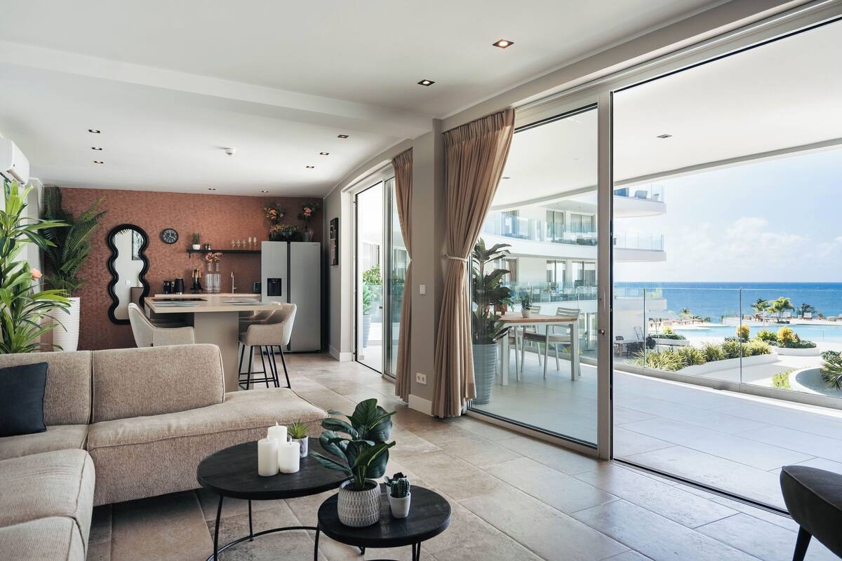 Luxury-Apartment, 2 Schlafzimmer | Wohnbereich