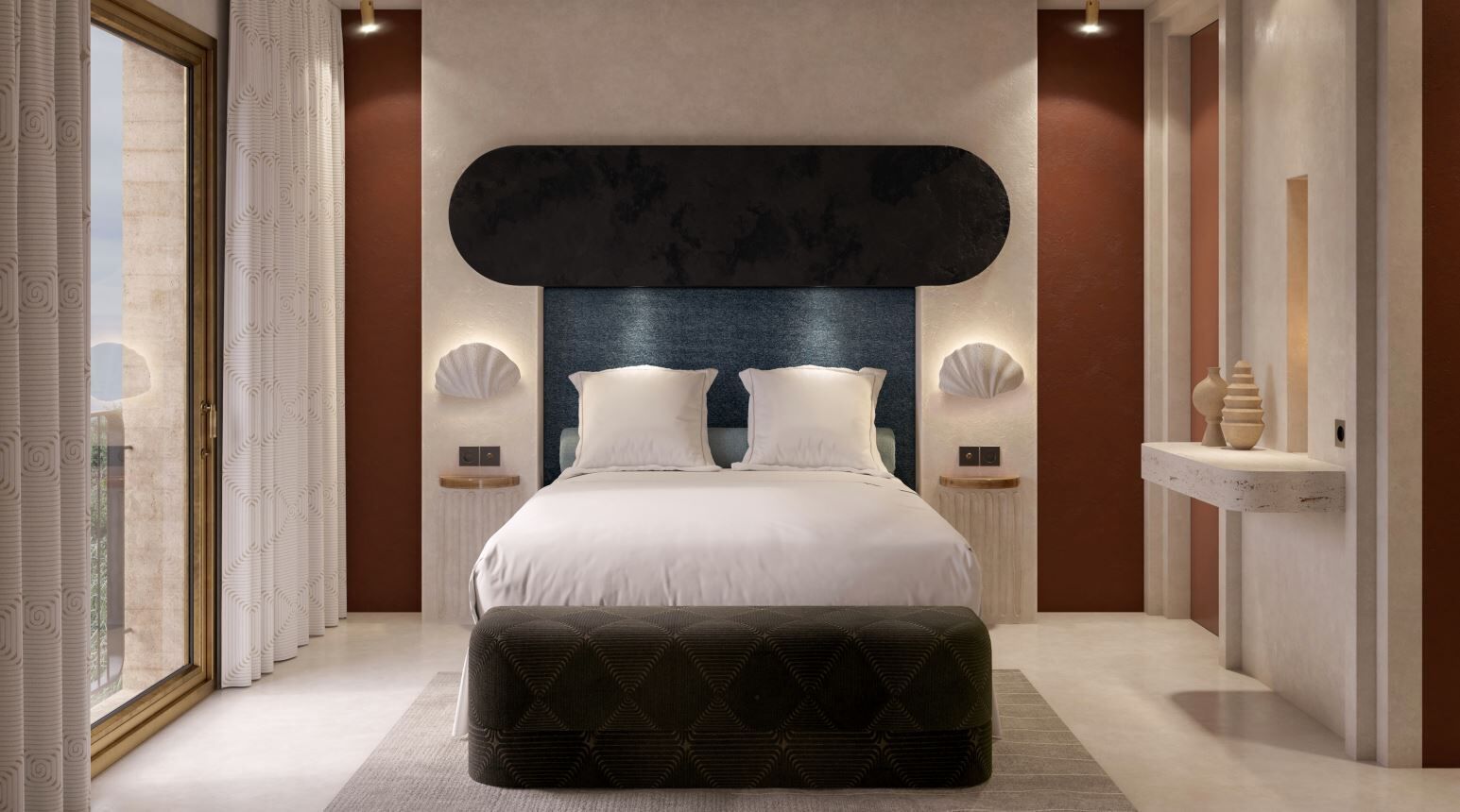 In-room safe, blackout drapes, soundproofing, iron/ironing board